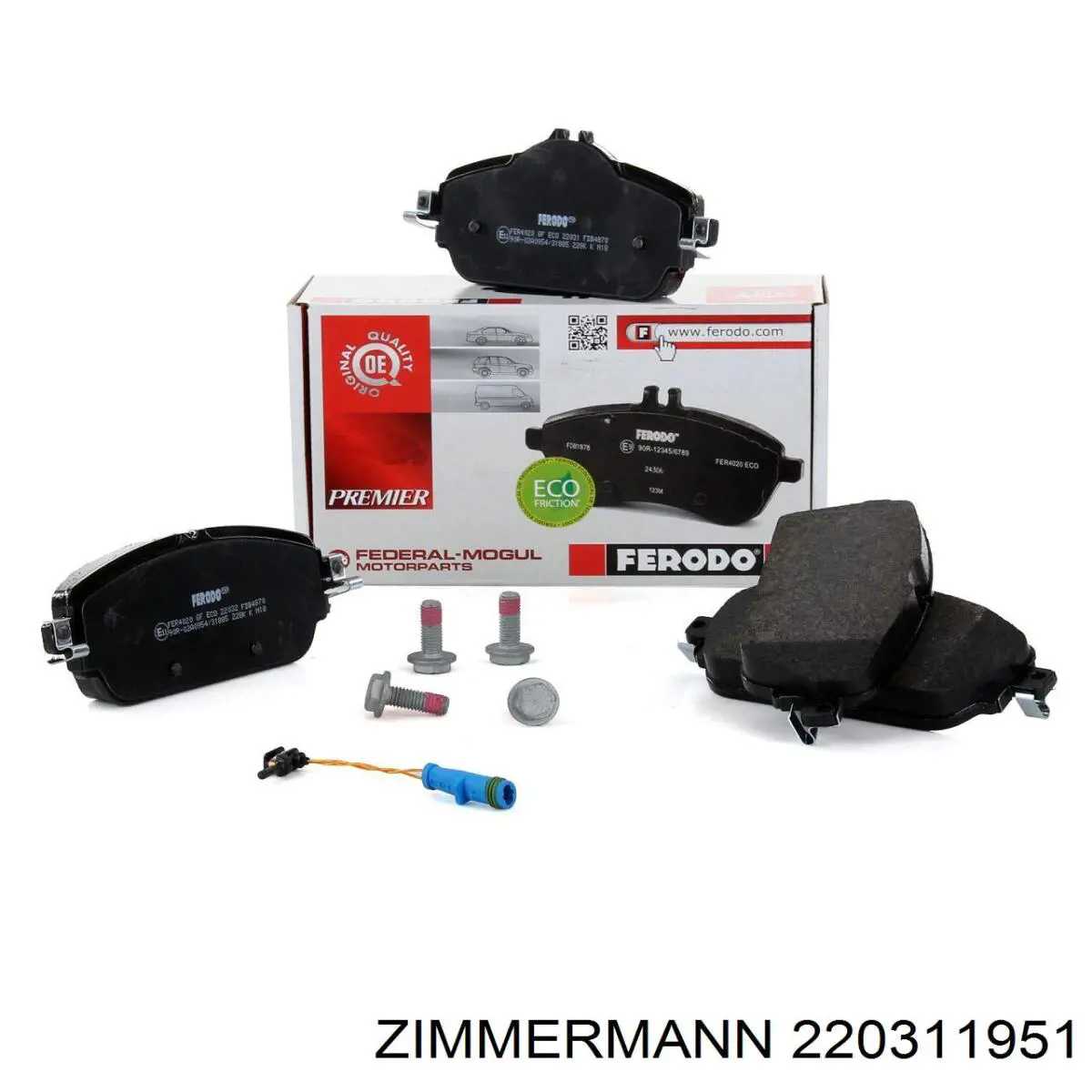 Колодки Zimmermann 220311951 цена, от 58.73 USD