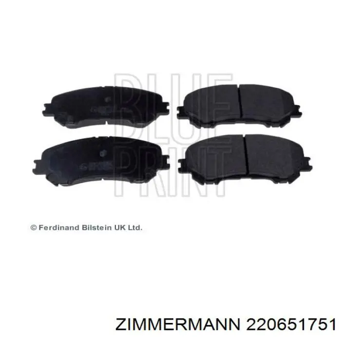 Колодки Zimmermann 220651751 цена, от 34.21 USD