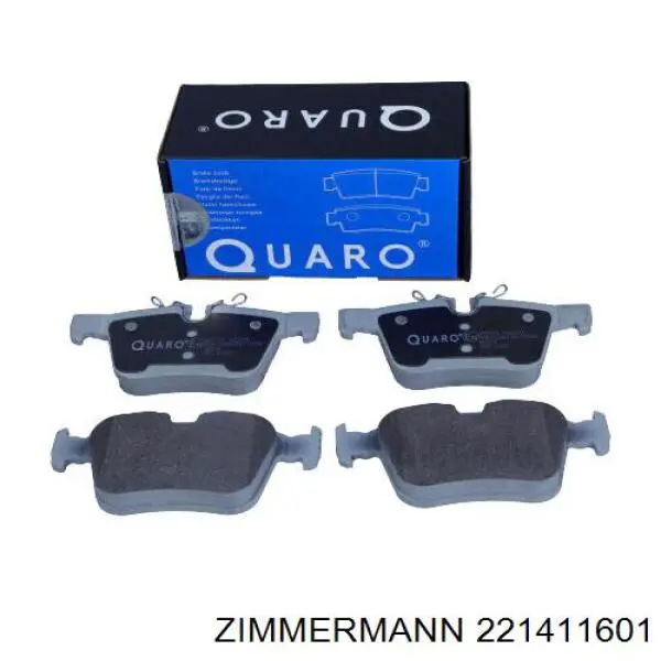 Купить 221411601 Zimmermann Колодки тормозные задние, дисковые