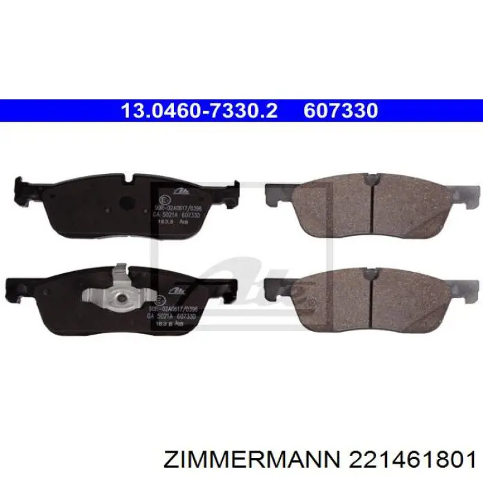 Колодки Zimmermann 221461801 цена, от 76.12 USD