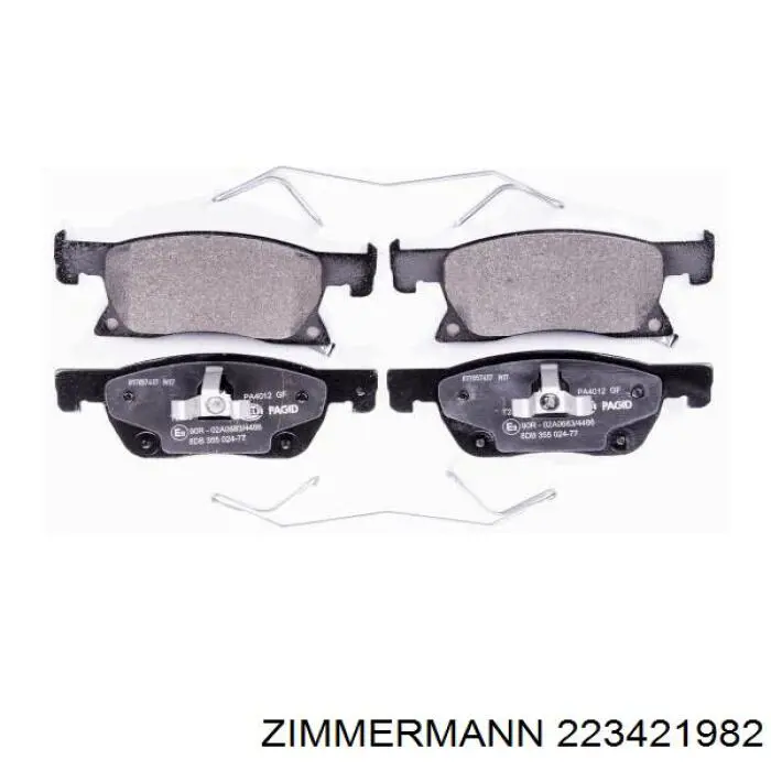 Купить 223421982 Zimmermann Колодки тормозные