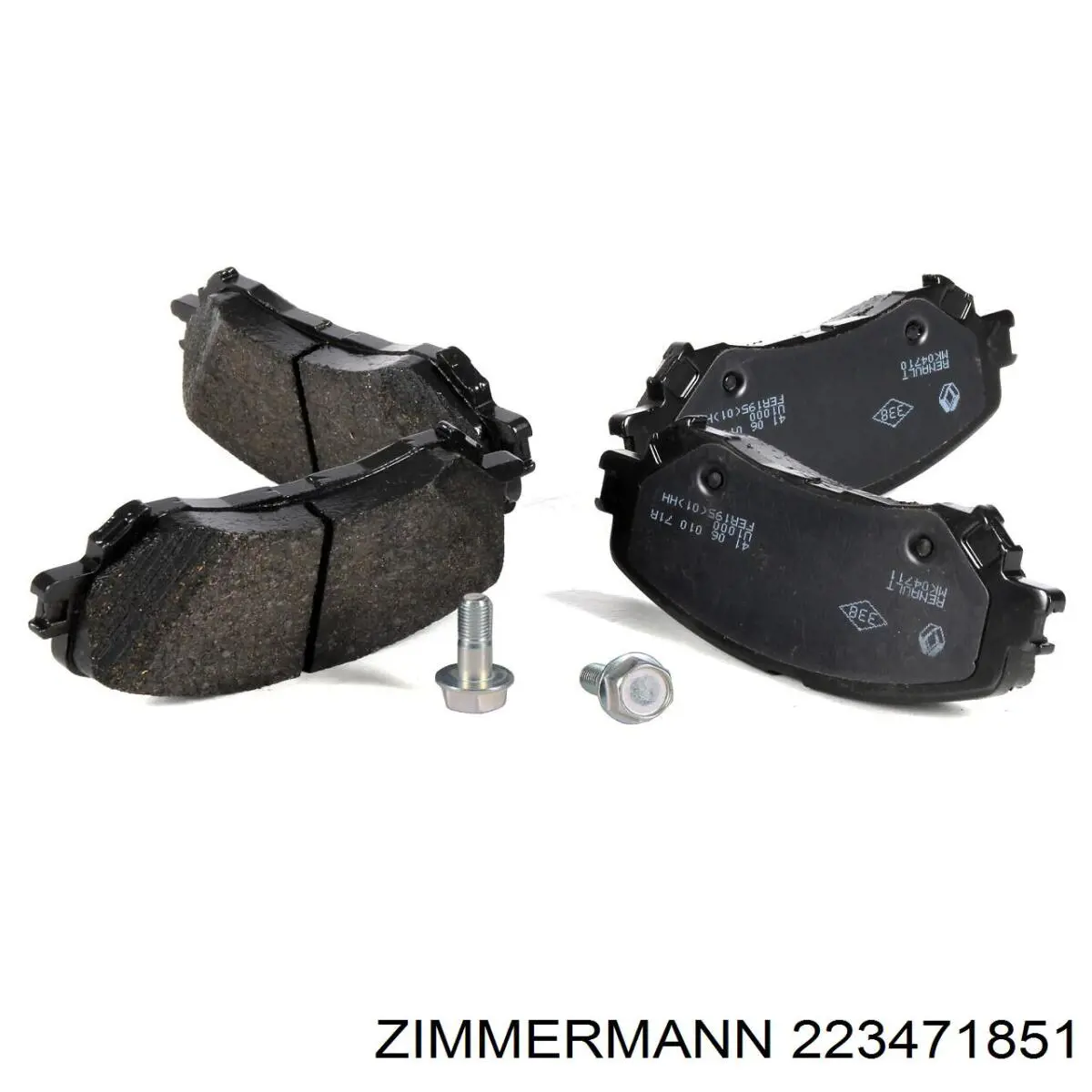 Купить 223471851 Zimmermann Колодки тормозные