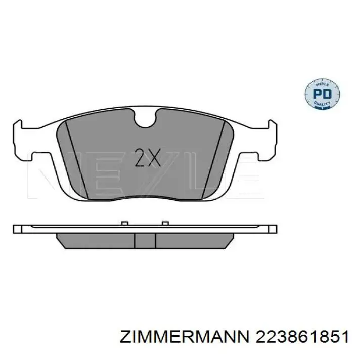 Колодки Zimmermann 223861851 цена, от 74.70 USD