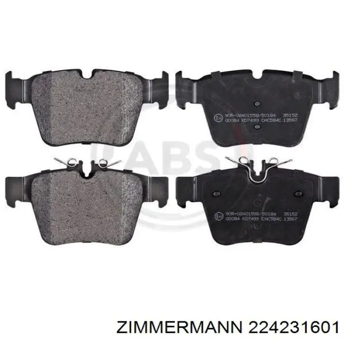Колодки дисковые  Zimmermann 224231601 цена, от 46.00 USD