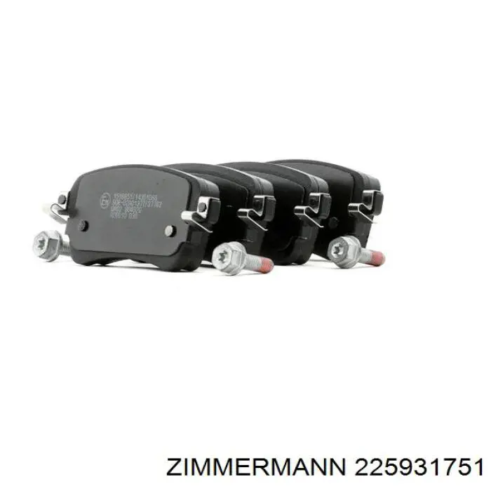 Передние тормозные колодки 225931751 Zimmermann