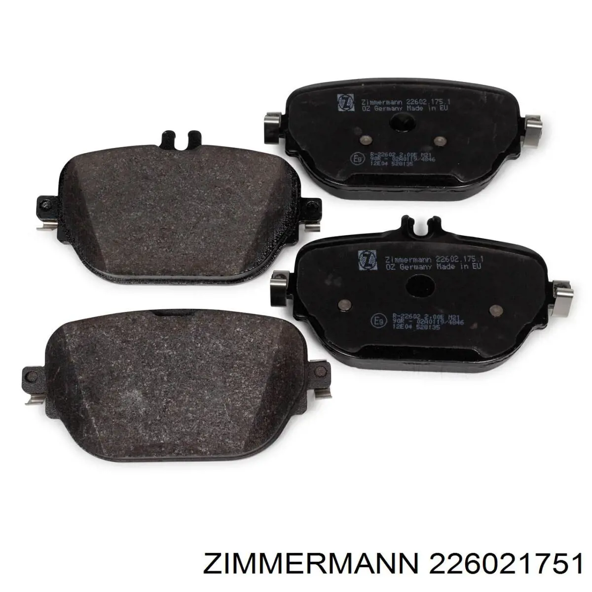 Купить 226021751 Zimmermann Колодки тормозные задние, дисковые