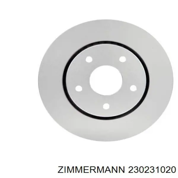 230231020 Zimmermann Диск тормозной передний