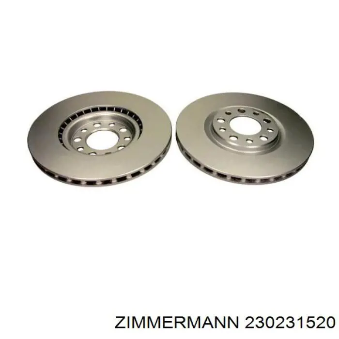 Тормоз дисковый передний Zimmermann 230231520 цена, от 75.54 USD