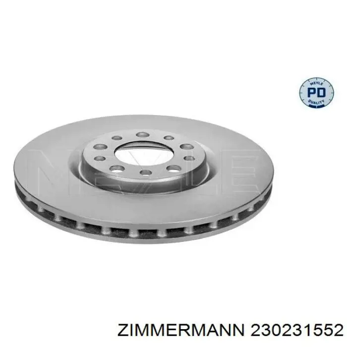 Купить 230231552 Zimmermann Ротор тормозной