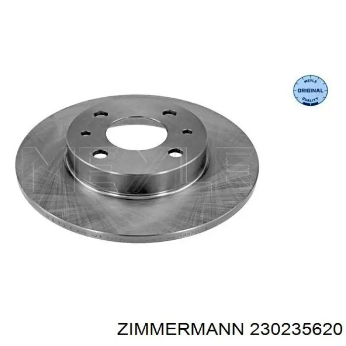 Купить 230235620 Zimmermann Диск тормозной задний