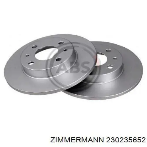 Купить 230235652 Zimmermann Диск тормозной задний