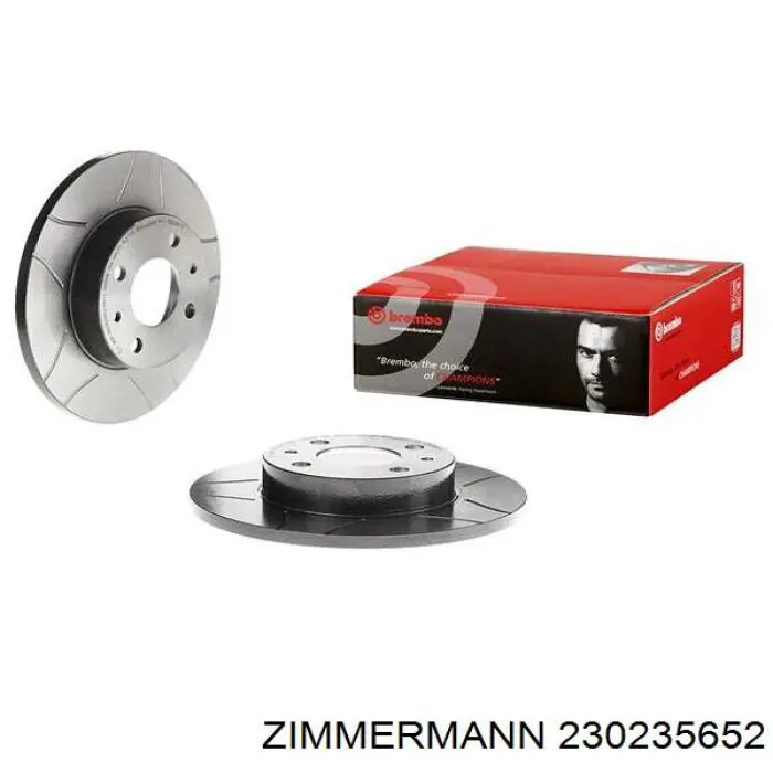 Купить 230235652 Zimmermann Диск тормозной задний