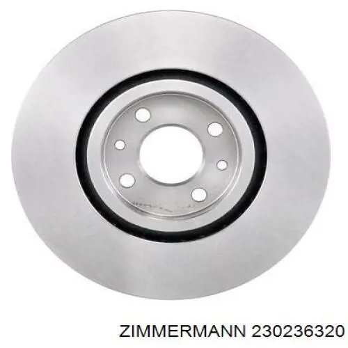 Передний тормозной диск Zimmermann 230236320