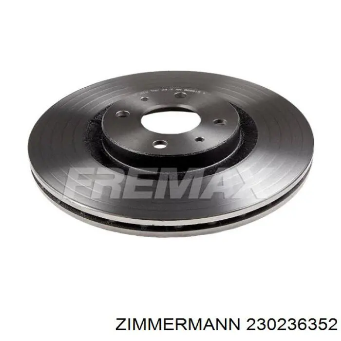 Передний тормозной диск Zimmermann 230236352