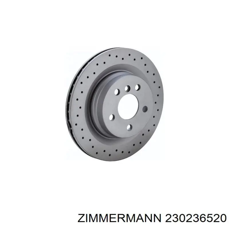 Передний тормозной диск Zimmermann 230236520