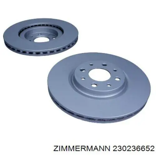 Передние тормозные диски 230236652 Zimmermann