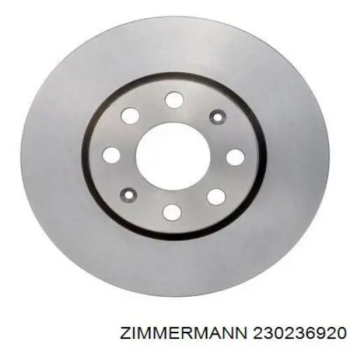 Купить 230236920 Zimmermann Ротор тормозной