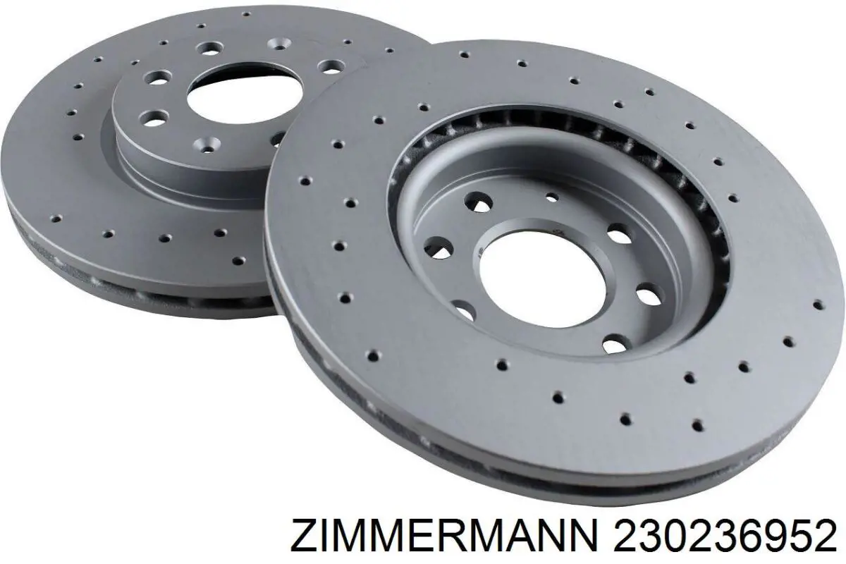 230236952 Zimmermann диск тормозной передний