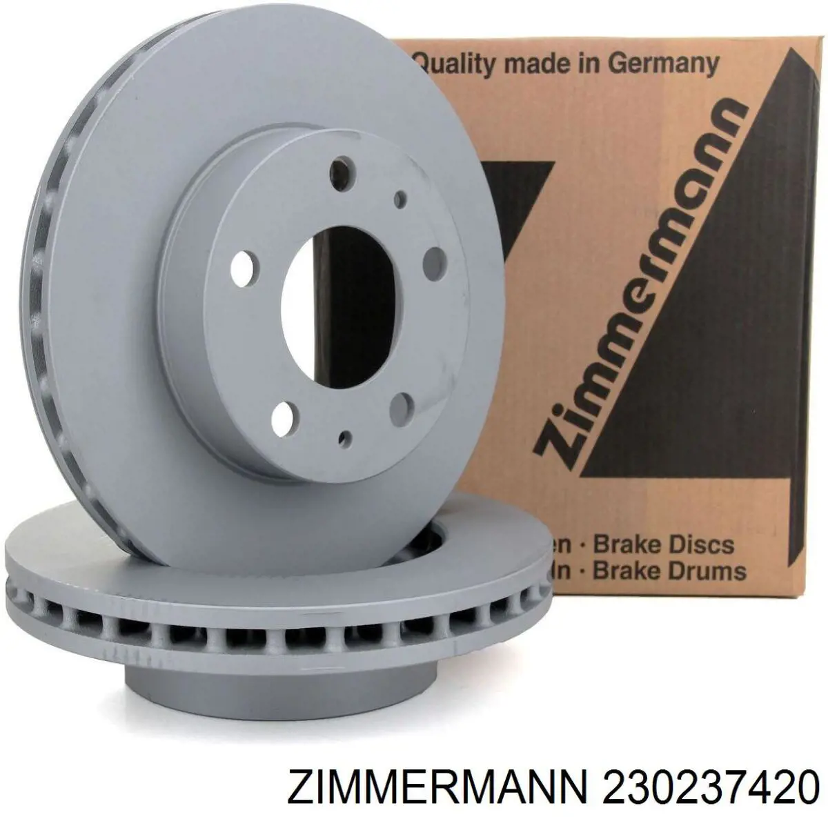 230237420 Zimmermann диск тормозной передний