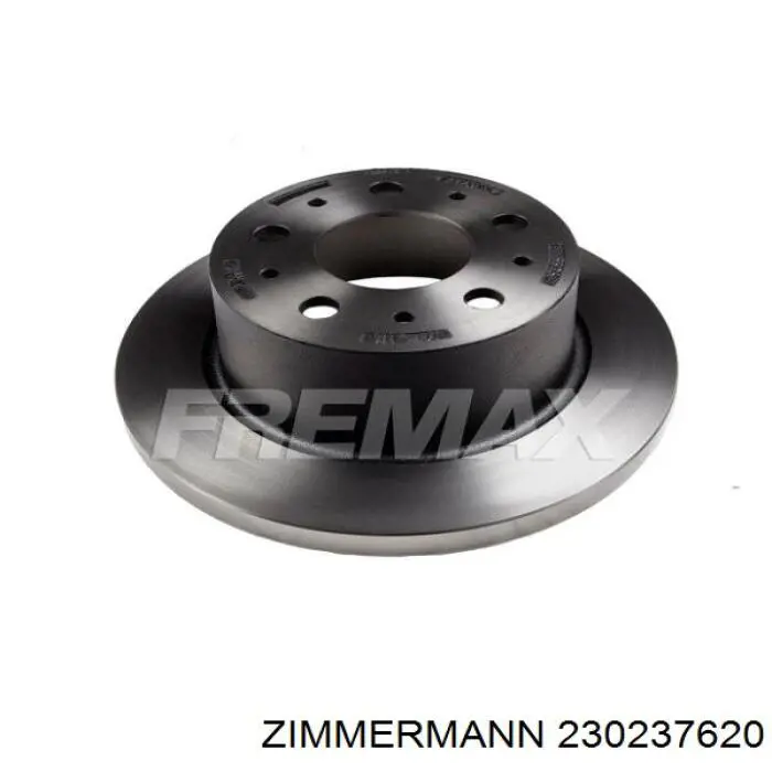 Купить 230237620 Zimmermann Диск тормозной задний