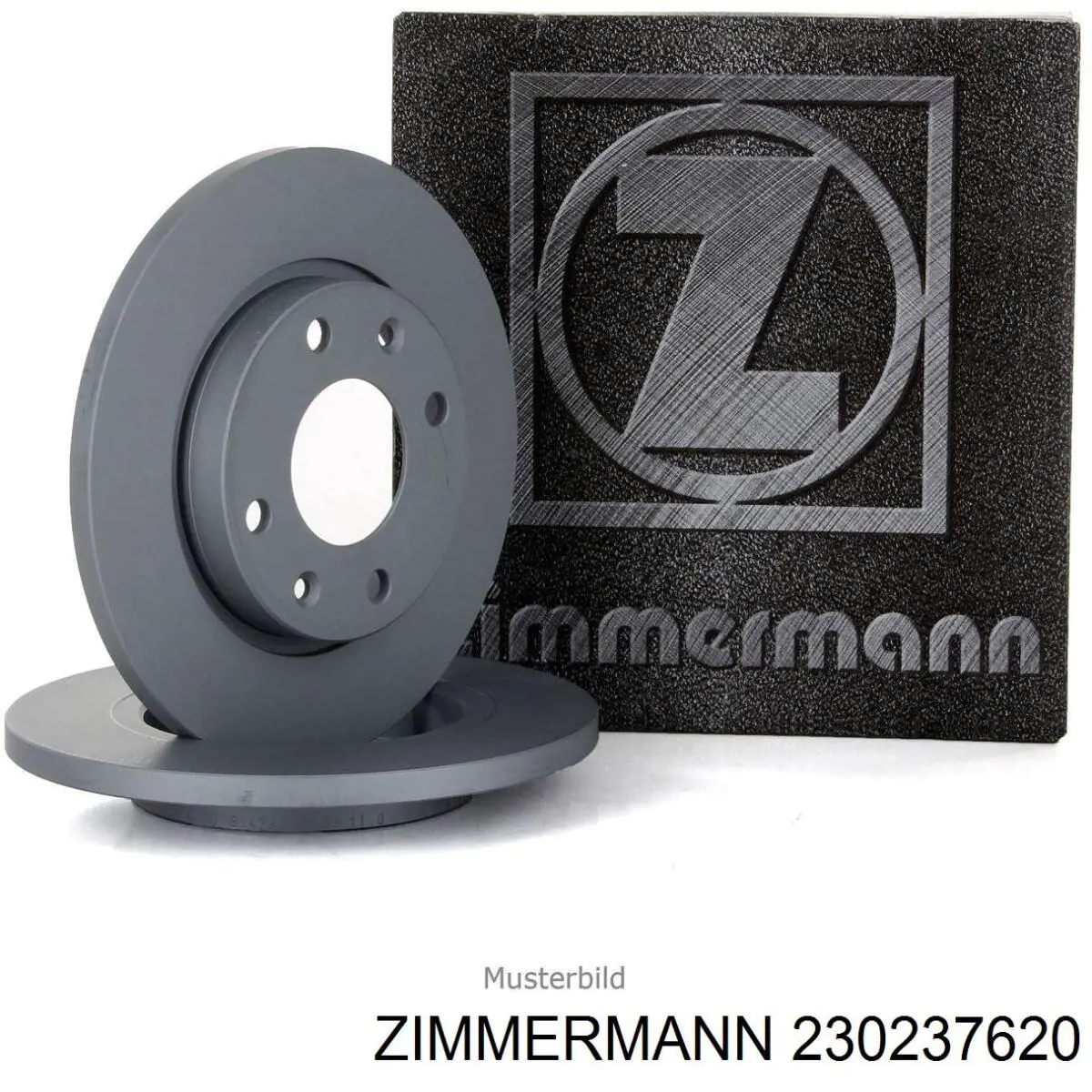 Купить 230237620 Zimmermann Диск тормозной задний
