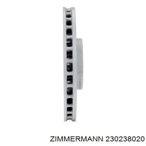 Передние тормозные диски 230238020 Zimmermann