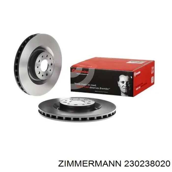 Передний тормозной диск Zimmermann 230238020