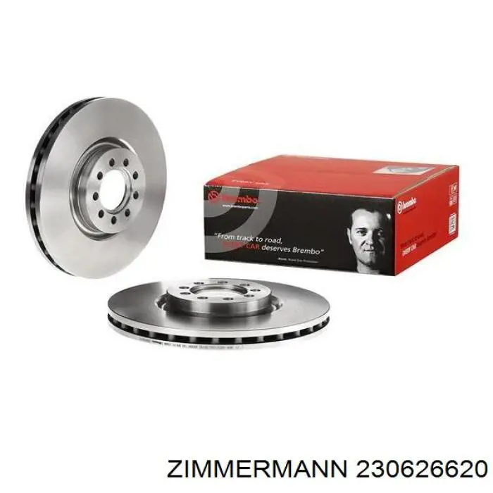 Передний тормозной диск Zimmermann 230626620