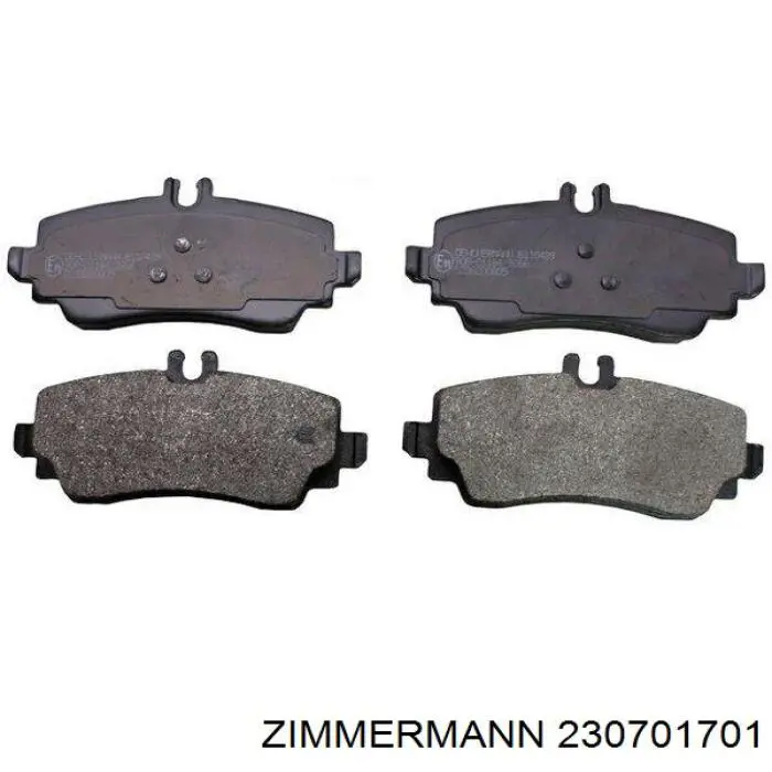 Передние тормозные колодки 230701701 Zimmermann