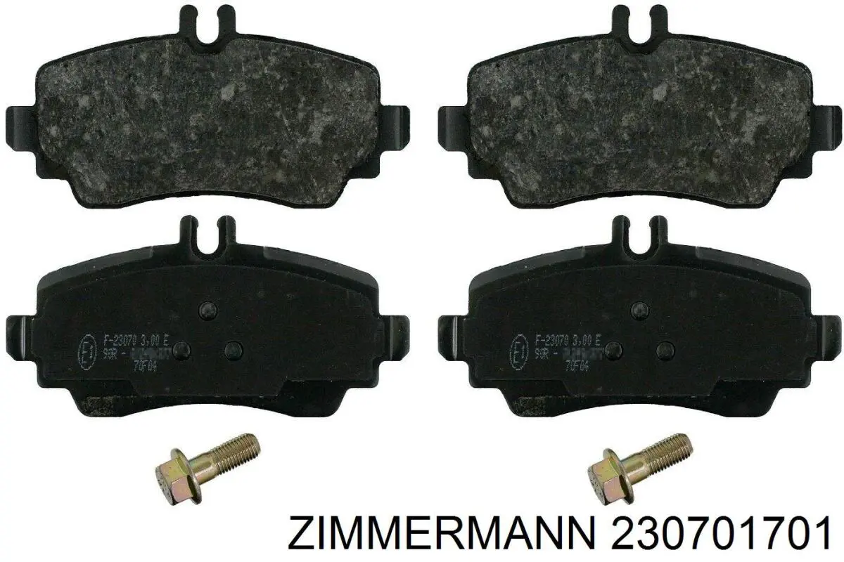 Купить 230701701 Zimmermann Колодки тормозные