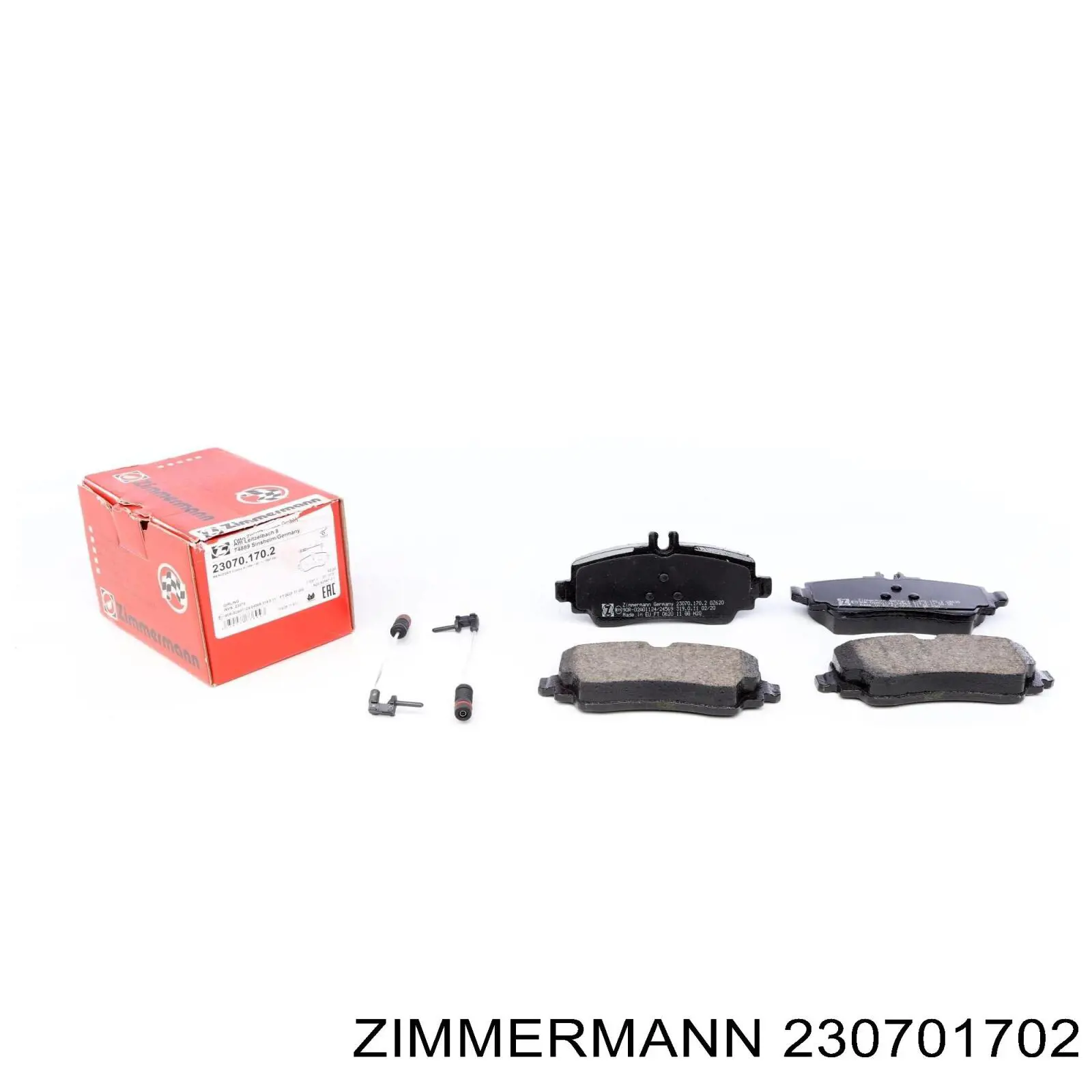 Колодки Zimmermann 230701702 цена, от 27.73 USD
