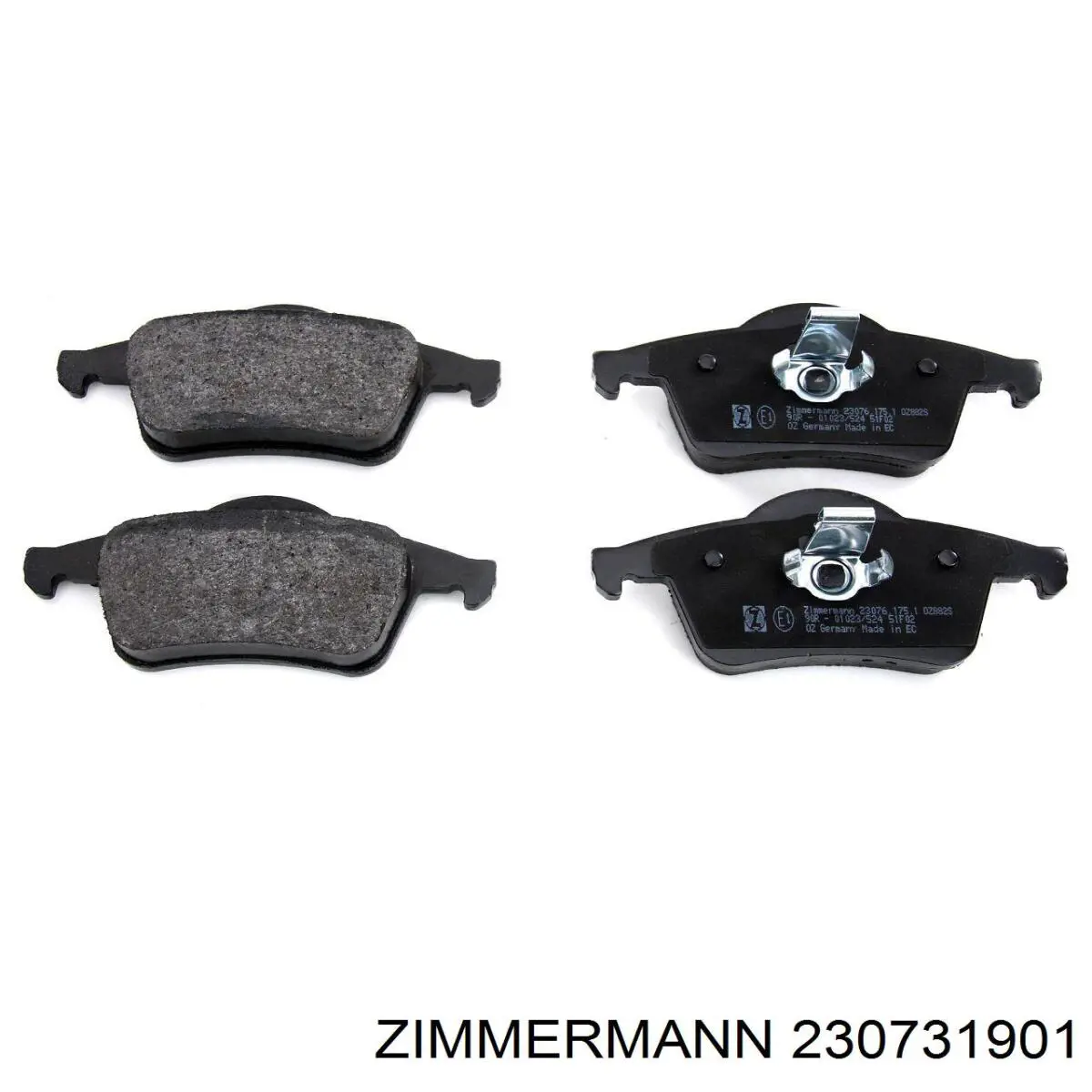 Купить 230731901 Zimmermann Колодки тормозные