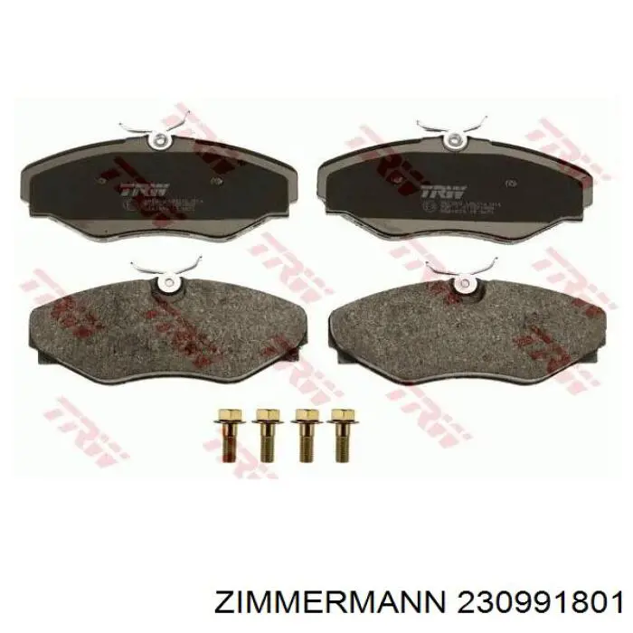 Тормозные колодки Zimmermann 230991801