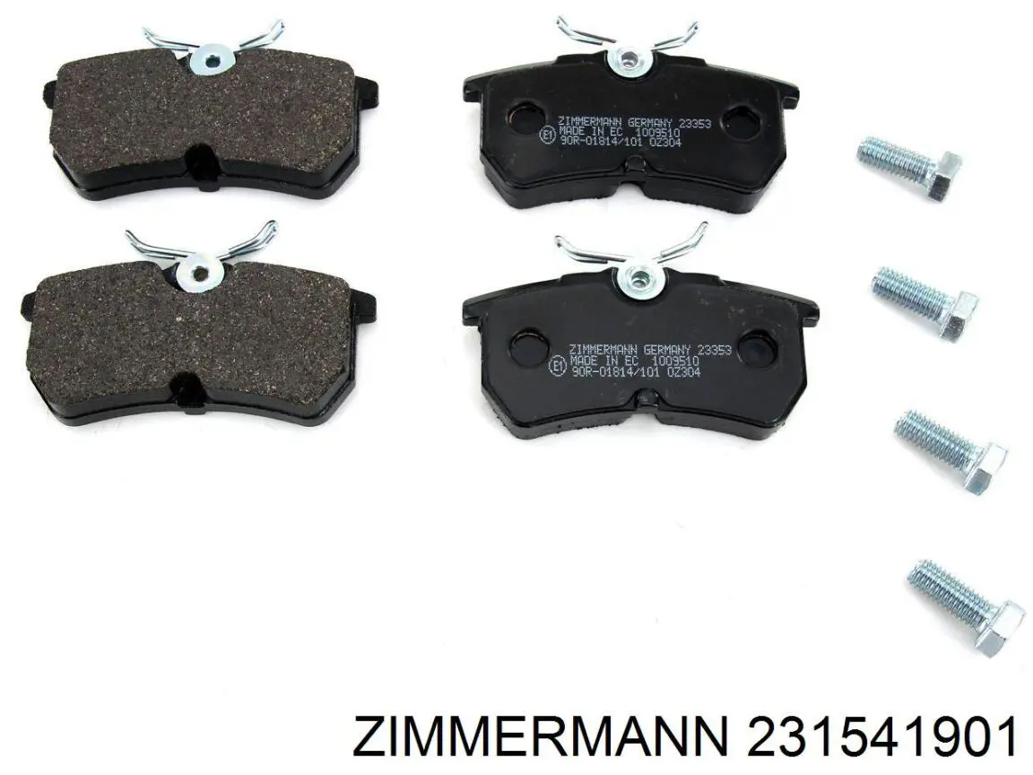 Купить 231541901 Zimmermann Колодки тормозные