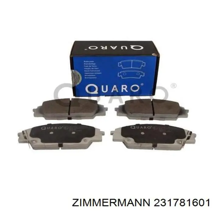 Купить 231781601 Zimmermann Колодки тормозные