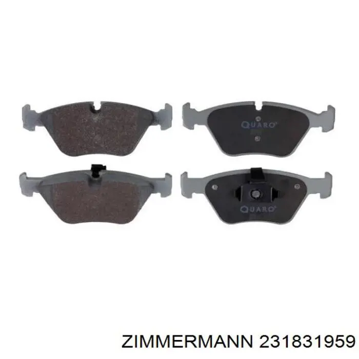 Тормозные колодки Zimmermann 231831959