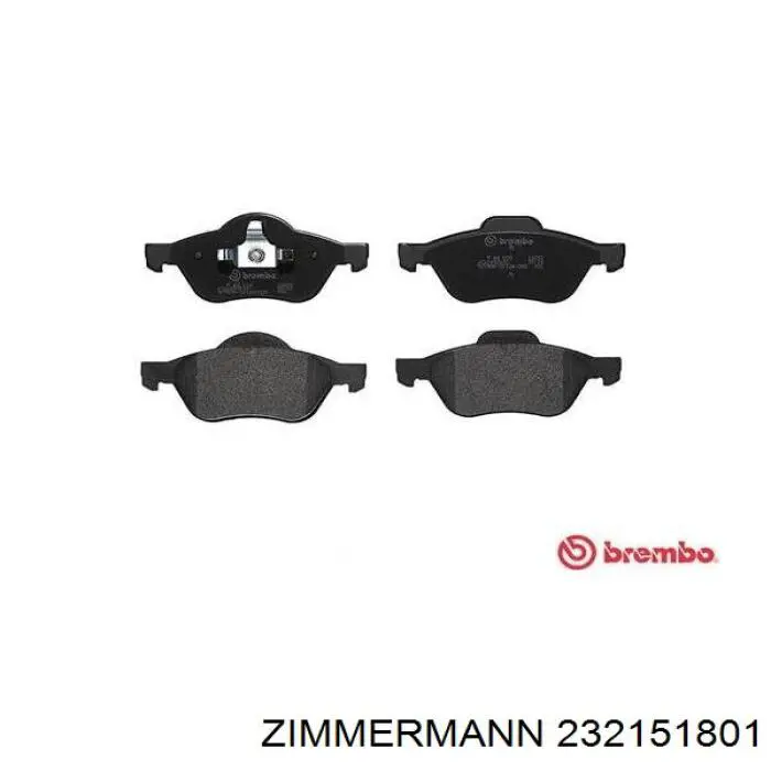 232151801 Zimmermann Колодки передние