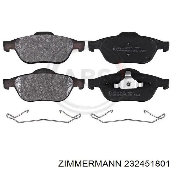 Колодки Zimmermann 232451801 цена, от 19.29 USD