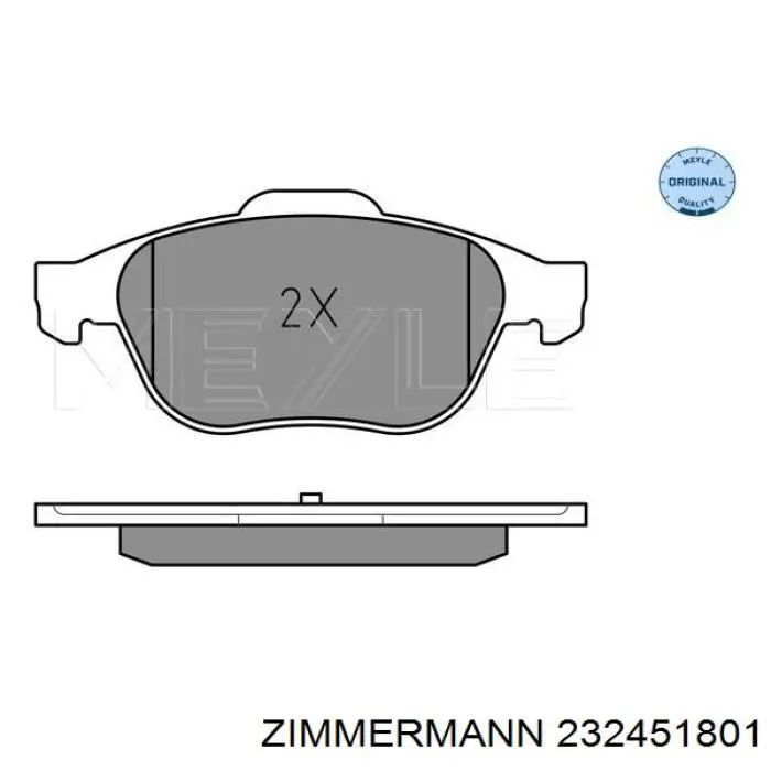 Колодки Zimmermann 232451801 цена, от 19.29 USD