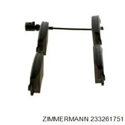 Задние тормозные колодки 233261751 Zimmermann