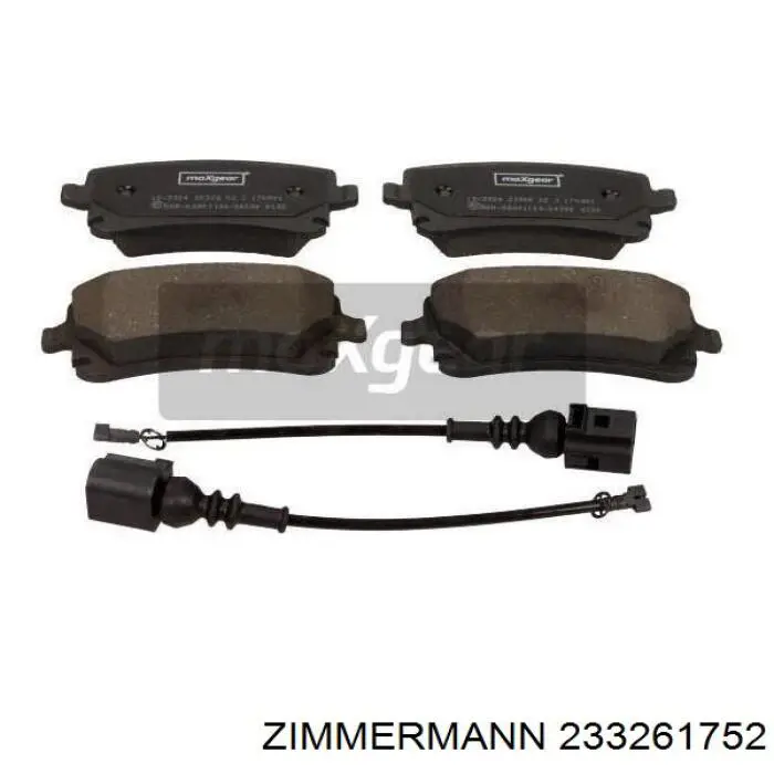 Задние тормозные колодки 233261752 Zimmermann