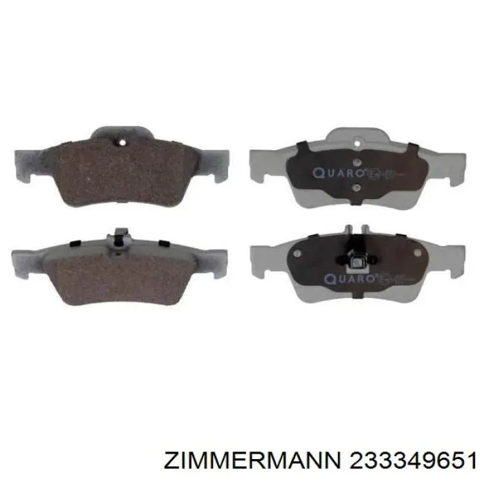 233349651 Zimmermann Колодки тормозные дисковые комплект