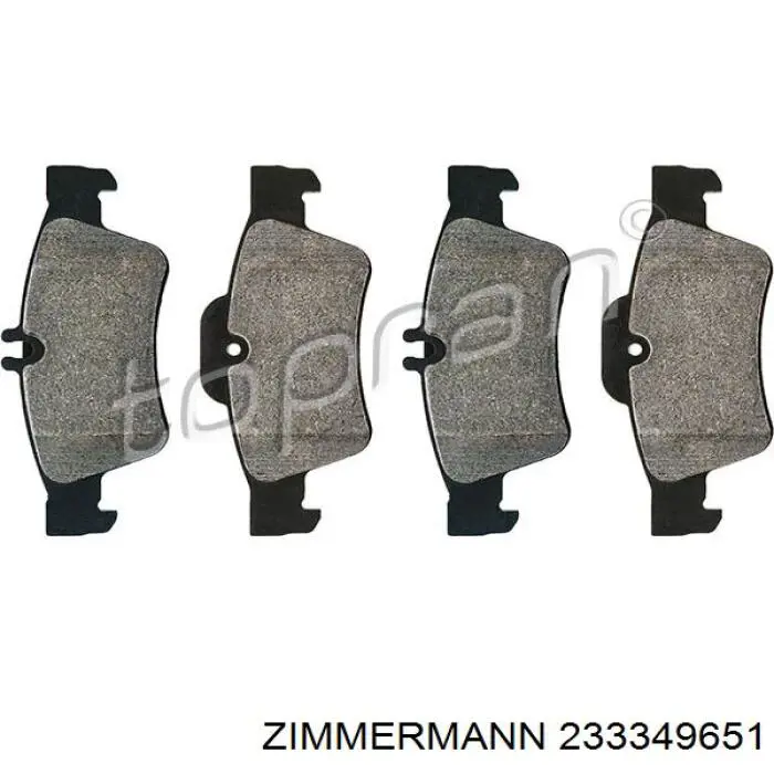 Колодки дисковые  Zimmermann 233349651 цена, от 30.59 USD