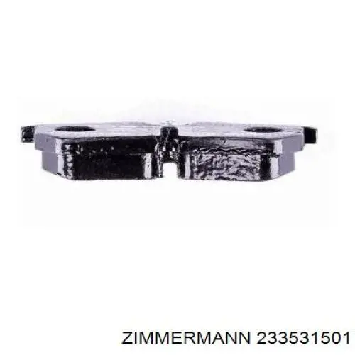 233531501 Zimmermann Колодки тормозные дисковые комплект