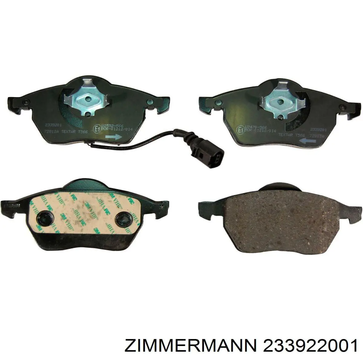 Тормозные колодки Zimmermann 233922001