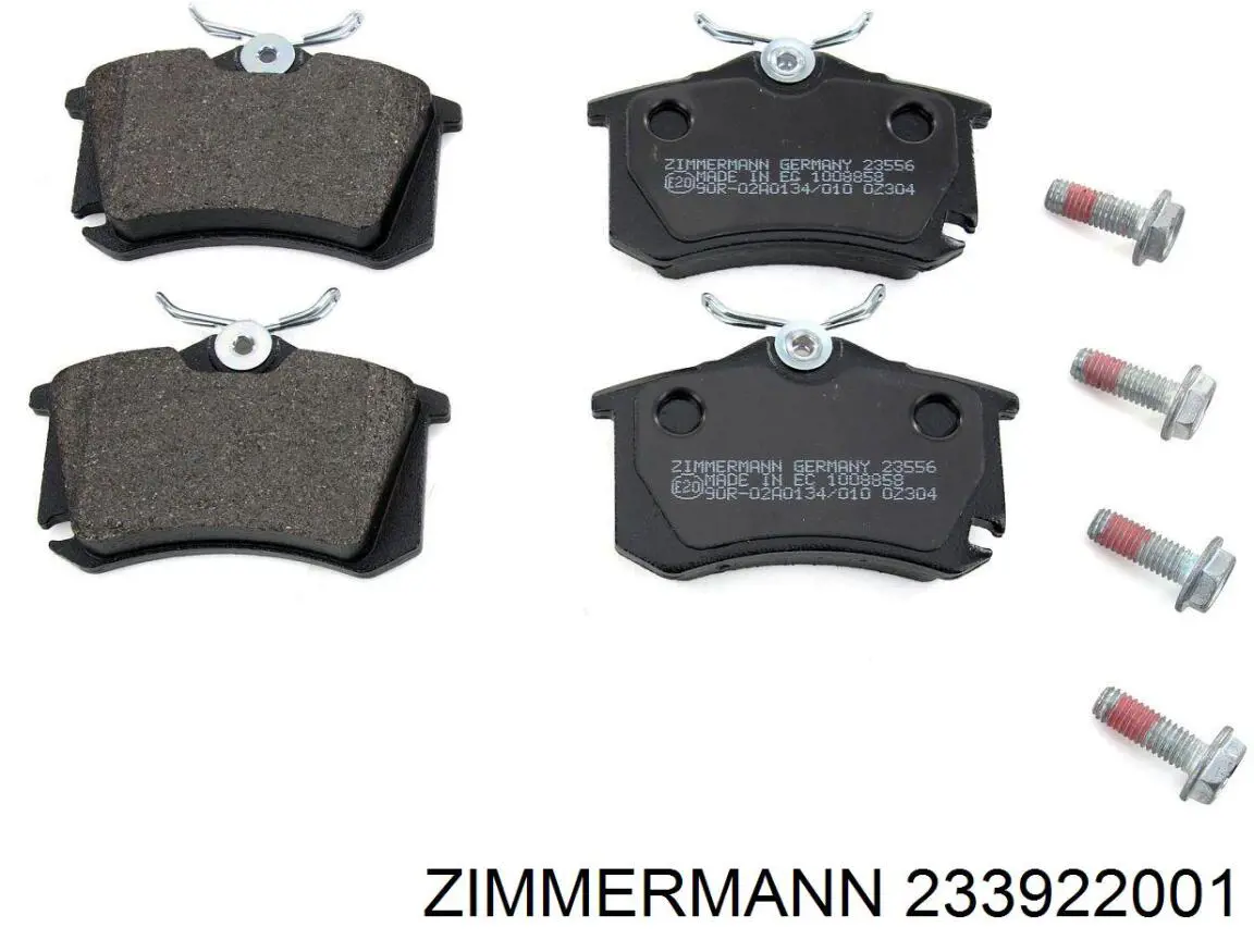 Передние тормозные колодки 233922001 Zimmermann