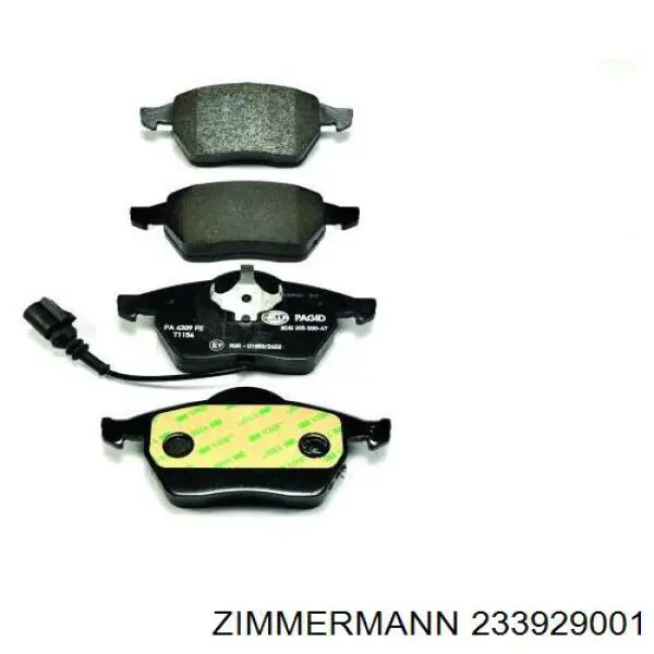 Тормозные колодки Zimmermann 233929001