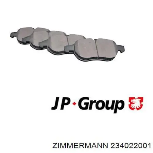 234022001 Zimmermann Колодки передние
