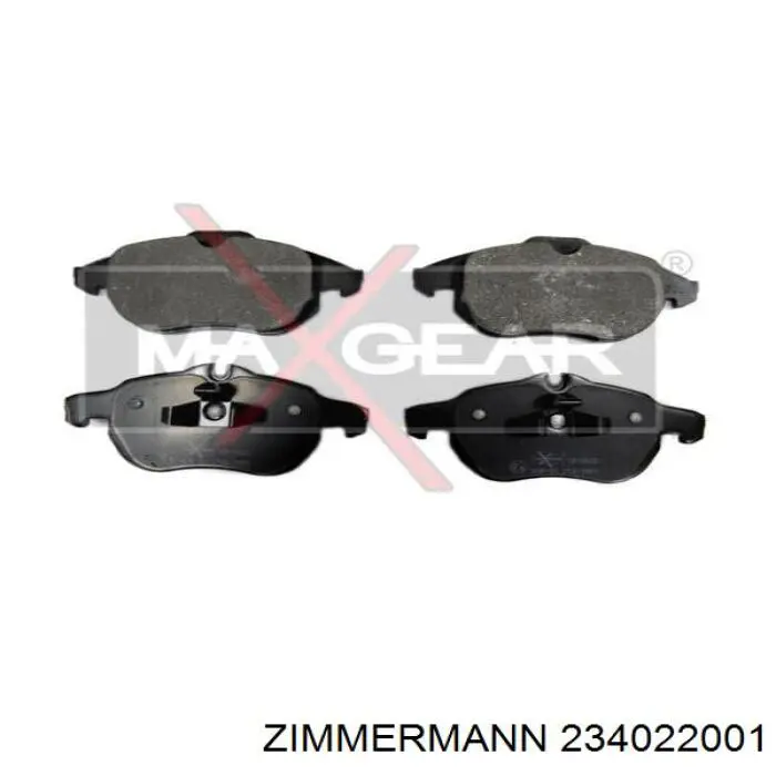 Купить 234022001 Zimmermann Колодки тормозные