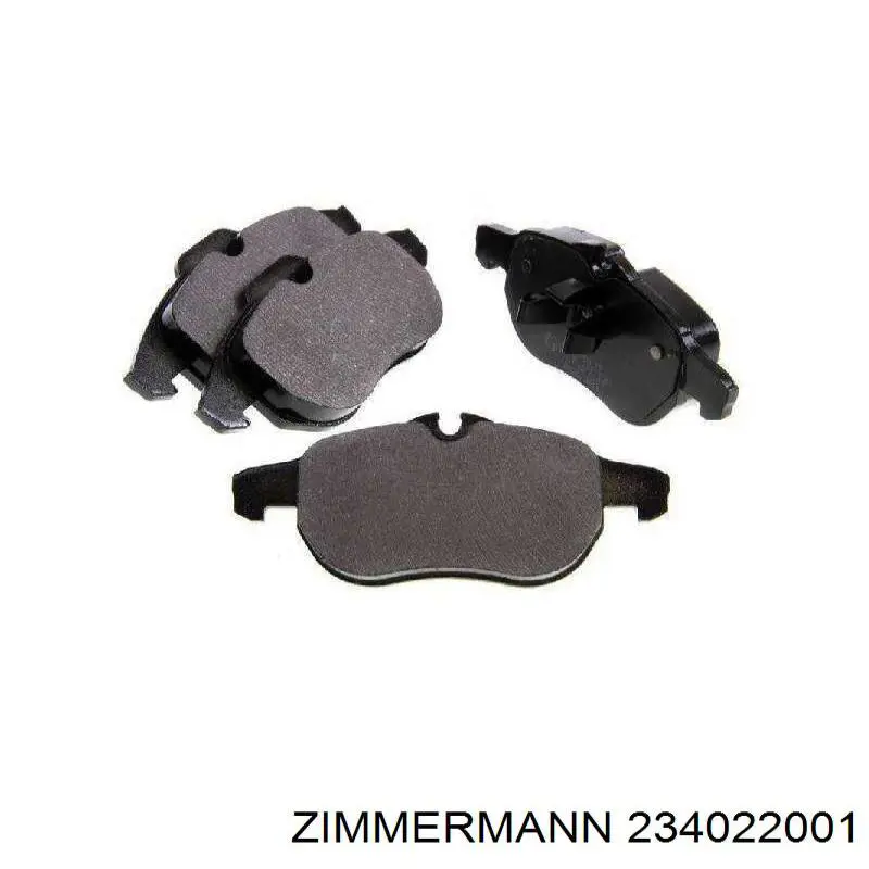 Передние тормозные колодки 234022001 Zimmermann